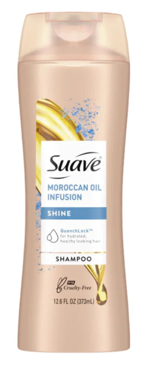 Suave Professionals Shine Shampoo Moroccan Infusion 12.6 oz (Pack of 6)